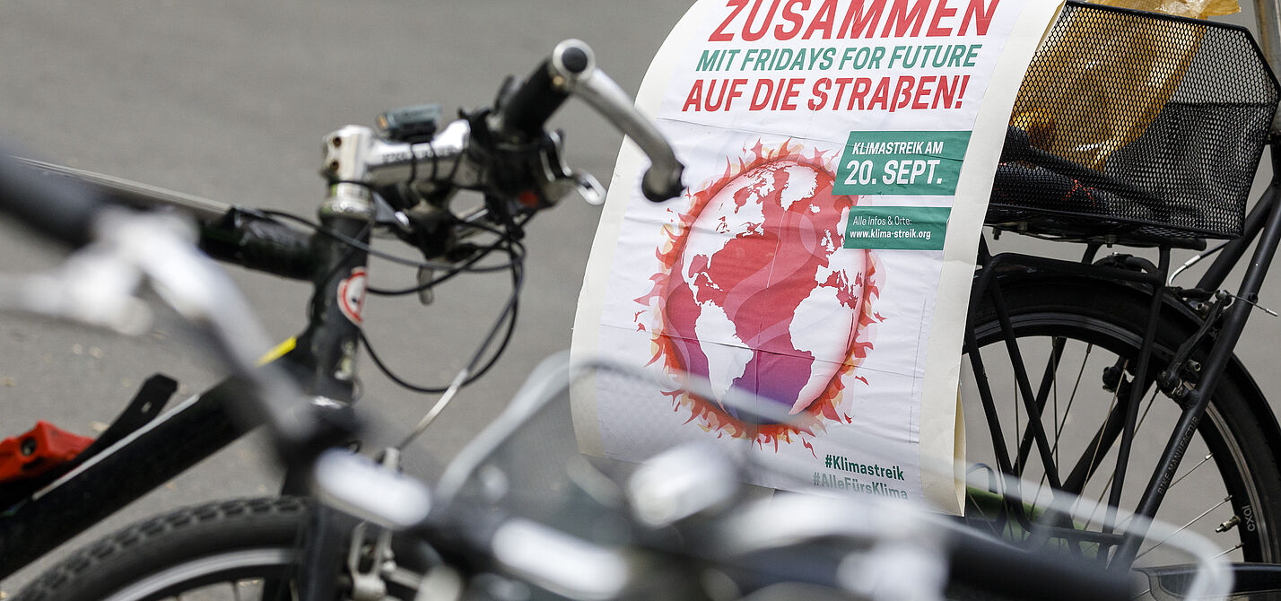 Fahrrad und Klimastreik Fahrrad beim Globalen Klimastreik ADFC